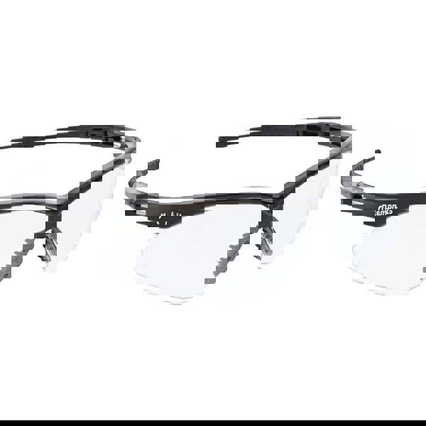 Safety Glass: Anti-Fog & Scratch-Resistant, Polycarbonate, Clear Lenses, Wraparound, UV Protection